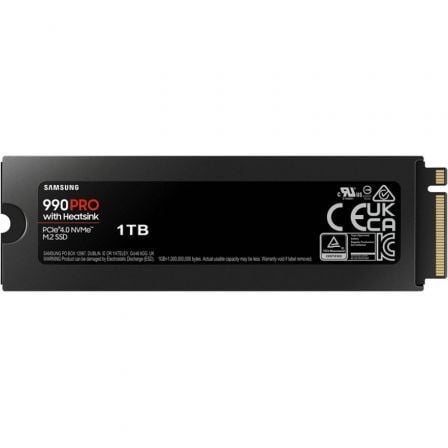 Disco SSD Samsung 990 PRO 1TB/ M.2 2280 PCIe 4.0/ con Disipador de Calor/ Compatible con PS5 y PC/ Full Capacity - Tiensol