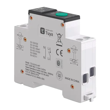 Disyuntor Inteligente WiFi TUYA 1P 63A TO-Q-SY2-JWT con Medidor - Protecciones Eléctricas CA