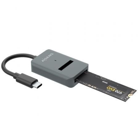 Dock USB Tipo - C para SSD M2 SATA/NVMe Aisens ASUC - M2D012 - GR/ Gris - Tiensol