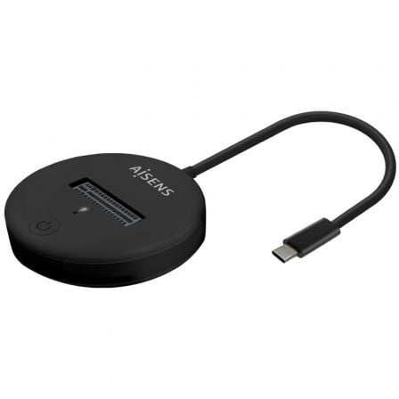 Dock USB Tipo - C para SSD M2 SATA/NVMe Aisens ASUC - M2D013 - BK/ Negro - Tiensol