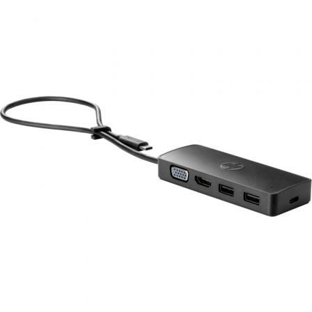 Docking USB 3.0 Tipo - C HP USB - C Travel G2/ 2xUSB/ 1xHDMI/ 1xVGA/ Negro - Tiensol