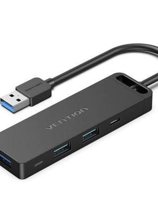 Docking USB 3.0 Vention CHVBB/ 3xUSB/ 1xMicroUSB PD/ 1xLector Tarjetas/ Negro - Tiensol