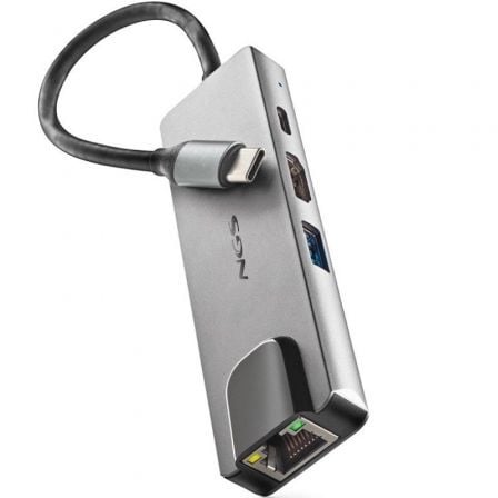 Docking USB Tipo - C NGS WonderDock Supra/ 1xUSB/ 1xUSB Tipo - C DP/ 1xHDMI/ 1xRJ45 - Tiensol