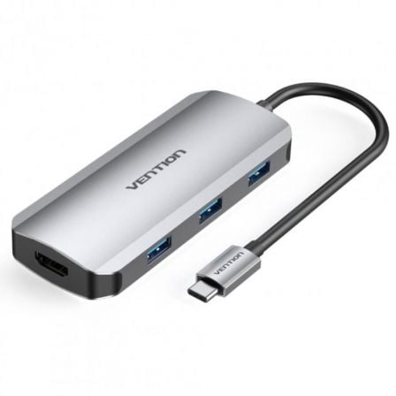 Docking USB Tipo - C Vention TOFHB/ 1xHDMI/ 3xUSB/ 1xUSB Tipo - C/ 1xUSB Tipo - C PD - Tiensol