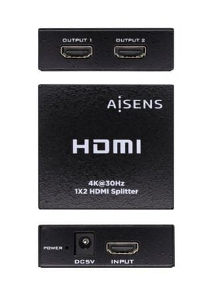 Duplicador HDMI Aisens A123 - 0506/ 2x HDMI Hembra/ HDMI Macho - USB Hembra - Tiensol