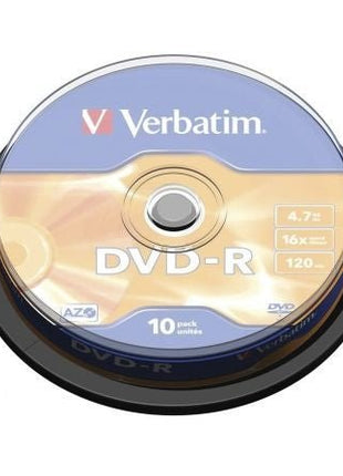 DVD - R Verbatim Advanced AZO 16X/ Tarrina - 10uds - Tiensol