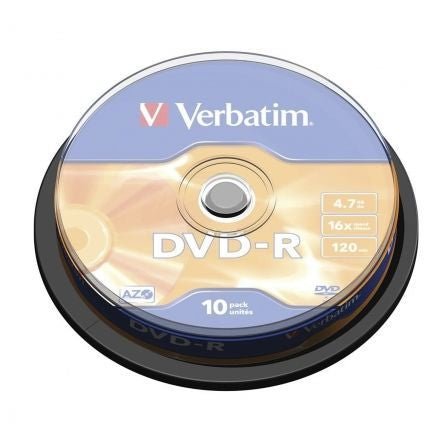 DVD - R Verbatim Advanced AZO 16X/ Tarrina - 10uds - Tiensol