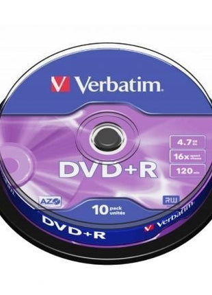 DVD - R Verbatim Advanced AZO 16X/ Tarrina - 10uds - Tiensol