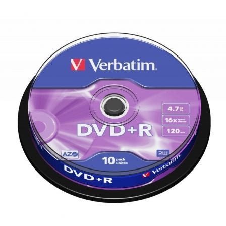 DVD - R Verbatim Advanced AZO 16X/ Tarrina - 10uds - Tiensol