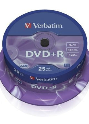 DVD - R Verbatim Advanced AZO 16X/ Tarrina - 25uds - Tiensol