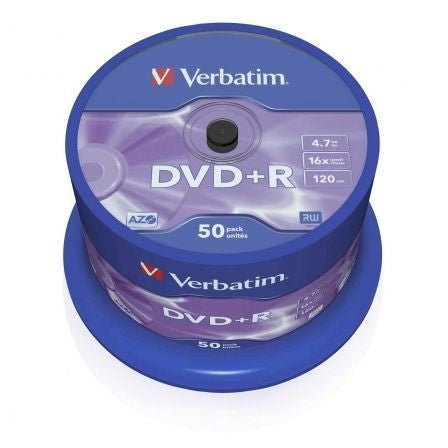 DVD - R Verbatim Advanced AZO 16X/ Tarrina - 50uds - Tiensol