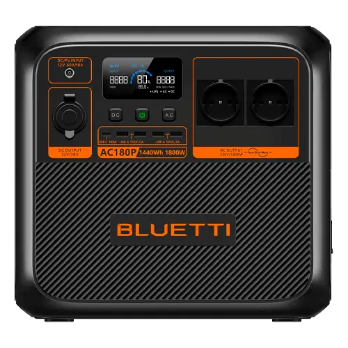 Estación de Energía Portátil Bluetti AC180P - Tiensol