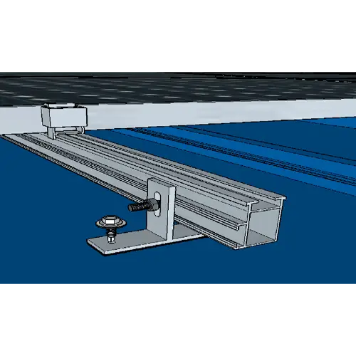 Estructura Aluminio Coplanar Chapa 1 Panel - Estructuras Coplanar