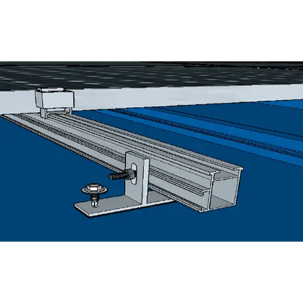 Estructura Aluminio Coplanar Chapa 4 Paneles - Estructuras Coplanar