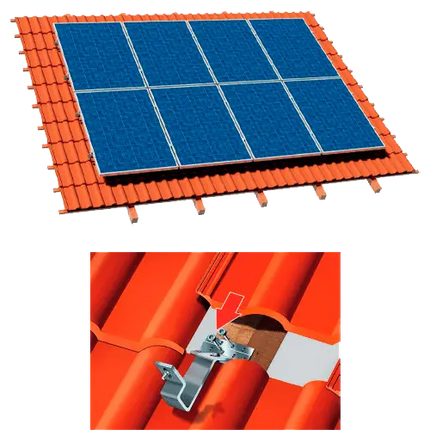 Estructura Aluminio Coplanar Salvatejas 1 Panel - Estructuras Coplanar