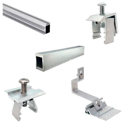 Estructura Aluminio Coplanar Salvatejas 3 Paneles - Estructuras Coplanar