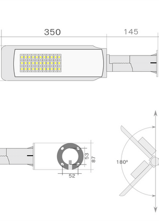 Farola LED 30W 4kV 6000K Exterior JND - 77840 - Tiensol