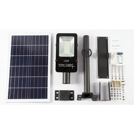 Farola Solar 100W 6000K 1950 Lúmenes 30Ah JNL - 74540 - Tiensol