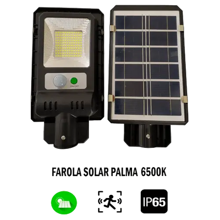 Farola Solar 10W 6000K 200 Lúmenes 2Ah JND - 7481 - Tiensol