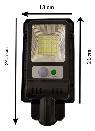 Farola Solar 10W 6000K 200 Lúmenes 2Ah JND - 7481 - Tiensol
