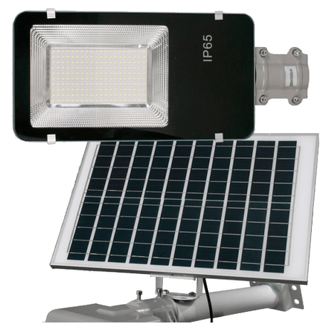 Farola Solar 200W 4200K 2500 Lúmenes 24Ah JND - 74563 - Tiensol