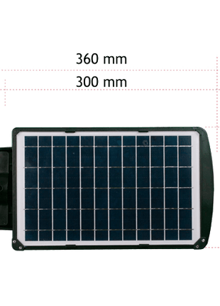 Farola Solar 30W 6000K 610 Lúmenes 5Ah JNL - 74810 - Tiensol