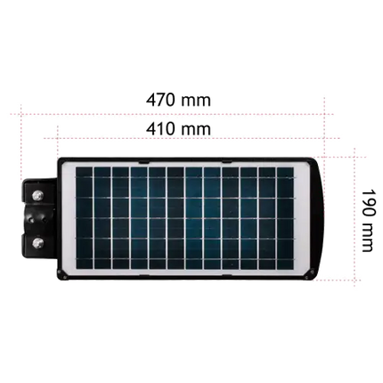 Farola Solar 60W 6000K 950 Lúmenes 5Ah JNL - 74820 - Tiensol