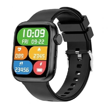 Forever Smartwatch IGo Watch 3 JW - 500 Notificaciones/ Frecuencia Cardiaca/ Negro - Tiensol