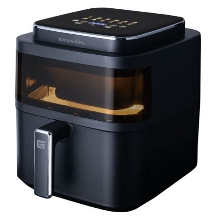 Freidora por Aire / Sin Aceite Grunkel Black Light Fryer/ 1400W/ Capacidad 6L - Tiensol