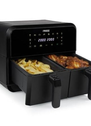 Freidora por Aire / Sin Aceite Princess Double Basket Airfryer 182068/ 2400W/ Capacidad 8L - Tiensol