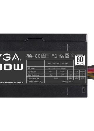 Fuente de alimentación EVGA 600W/ 600W/ Ventilador 12cm/ 80 Plus - Tiensol