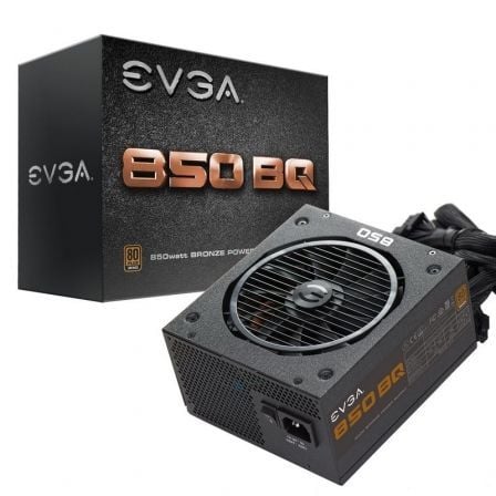 Fuente de Alimentación EVGA 850 BQ/ 850W/ Ventilador 14cm/ 80 Plus Bronze - Tiensol