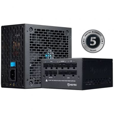 Fuente de Alimentación Hiditec GDX1050 V2/ 1050W/ Ventilador 14cm/ ATX 3.0/ PCIe 5.0/ 80 Plus Gold - Tiensol