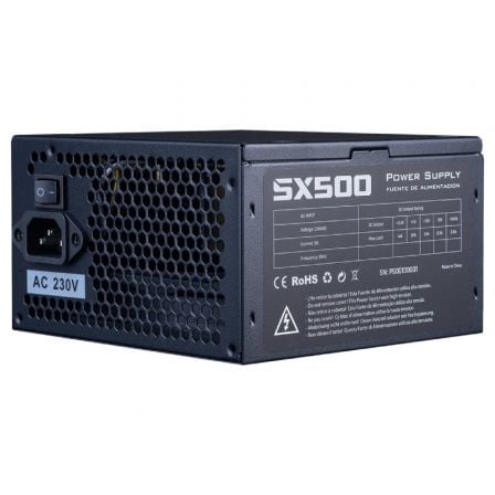 Fuente de Alimentación Hiditec SX 500/ 500W/ Ventilador 12cm - Tiensol