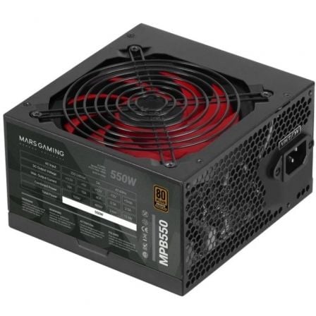 Fuente de Alimentación Mars Gaming MPB550/ 550W/ Ventilador 12cm/ 80 Plus Bronze - Tiensol