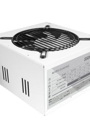 Fuente de Alimentación Mars Gaming MPB550/ 550W/ Ventilador 12cm/ 80 Plus Bronze - Blanco - Tiensol