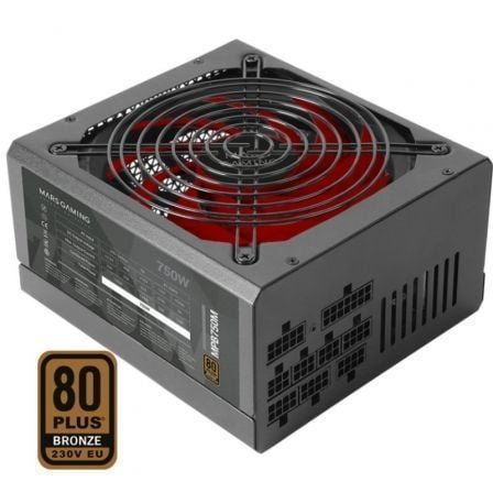 Fuente de Alimentación Mars Gaming MPB750M/ 750W/ Ventilador 14cm/ 80 Plus Bronze - Tiensol