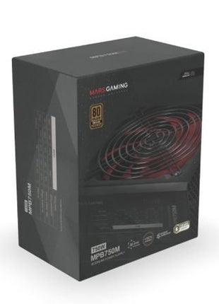 Fuente de Alimentación Mars Gaming MPB750M/ 750W/ Ventilador 14cm/ 80 Plus Bronze - Tiensol