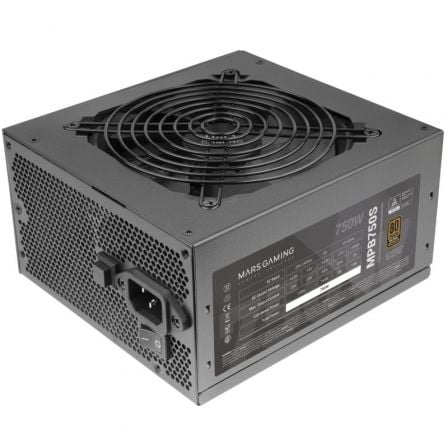 Fuente de Alimentación Mars Gaming MPB750S/ 750W/ Ventilador 12cm/ 80 Plus Bronze - Tiensol