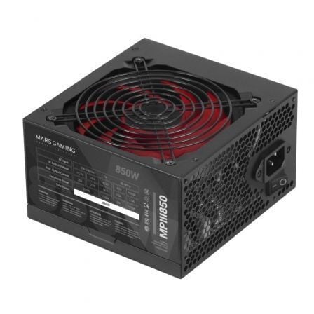 Fuente de Alimentación Mars Gaming MPIII850/ 850W/ Ventilador 12cm - Tiensol