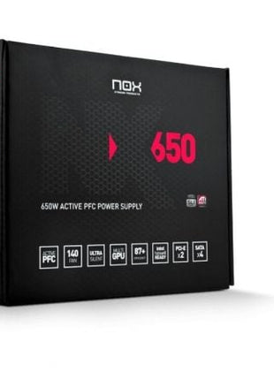 Fuente de Alimentación Nox NX/ 650W/ Ventilador 14cm - Tiensol