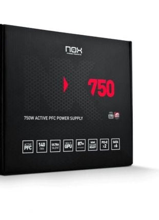 Fuente de Alimentación Nox NX/ 750W/ Ventilador 14cm - Tiensol