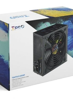 Fuente de Alimentación TooQ TQAPOLO - 650SP/ 650W/ Ventilador 14cm - Tiensol