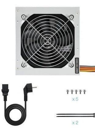 Fuente de Alimentación TooQ TQEP - 500S - INT/ 500W/ Ventilador 12cm - Tiensol