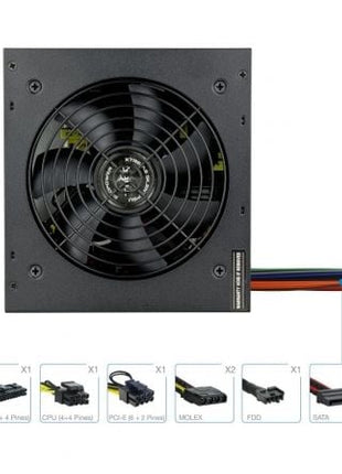 Fuente de Alimentación TooQ TQEP - 550SP/ 550W/ Ventilador 12cm - Tiensol