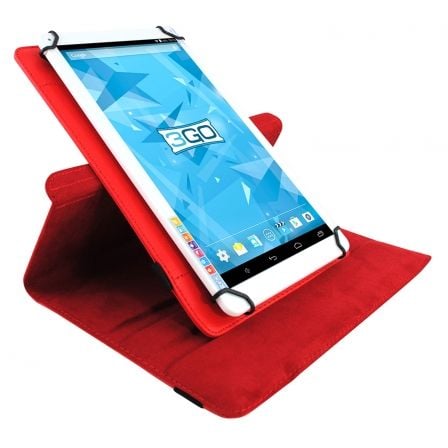 Funda 3GO CSGT15 Universal para Tablets de 10.1'/ Roja - Tiensol