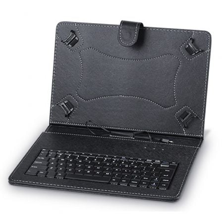 Funda con Teclado 3GO CSGT27 para Tablets de 10'/ Negra - Tiensol