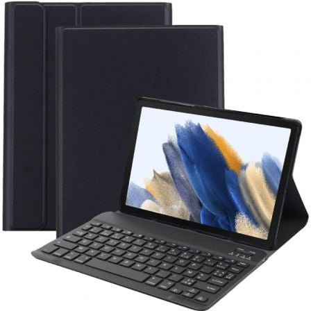 Funda con Teclado Just In Case 8328014 Bluetooth para Tablets Samsung Galaxy Tab A8/ Negra - Tiensol