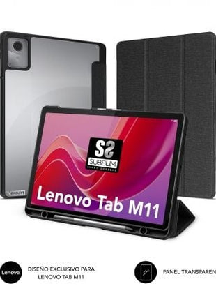 Funda Subblim Clear Shock Case CST - 5SC130 para Tablet Lenovo M11 de 11'/ Negra - Tiensol