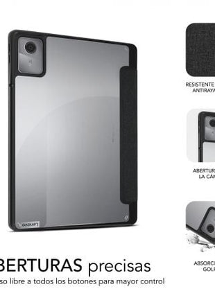 Funda Subblim Clear Shock Case CST - 5SC130 para Tablet Lenovo M11 de 11'/ Negra - Tiensol